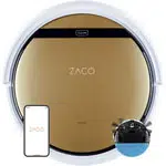 ZACO V5x Saugroboter mit Wischfunktion, App & Alexa Steuerung, 8,1cm flach, automatischer Roboter, 2in1 Wischen oder Staubsaugen, für Hartböden, Fallschutz, mit Ladestation, Mit Wlan, 22 W, 65 Dezibel