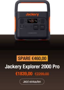 Jackery Explorer 2000 Black Friday